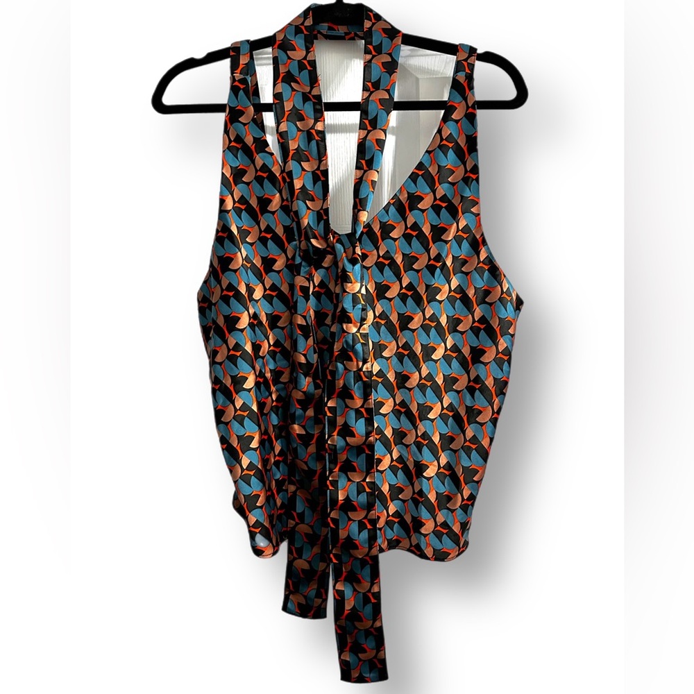 Wildfang Empower Satin Top Large